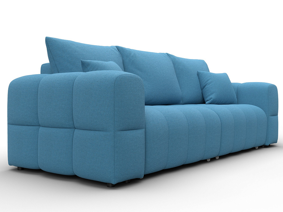 Диван прямой Лига-110 НПБ (амур 10 голубой)