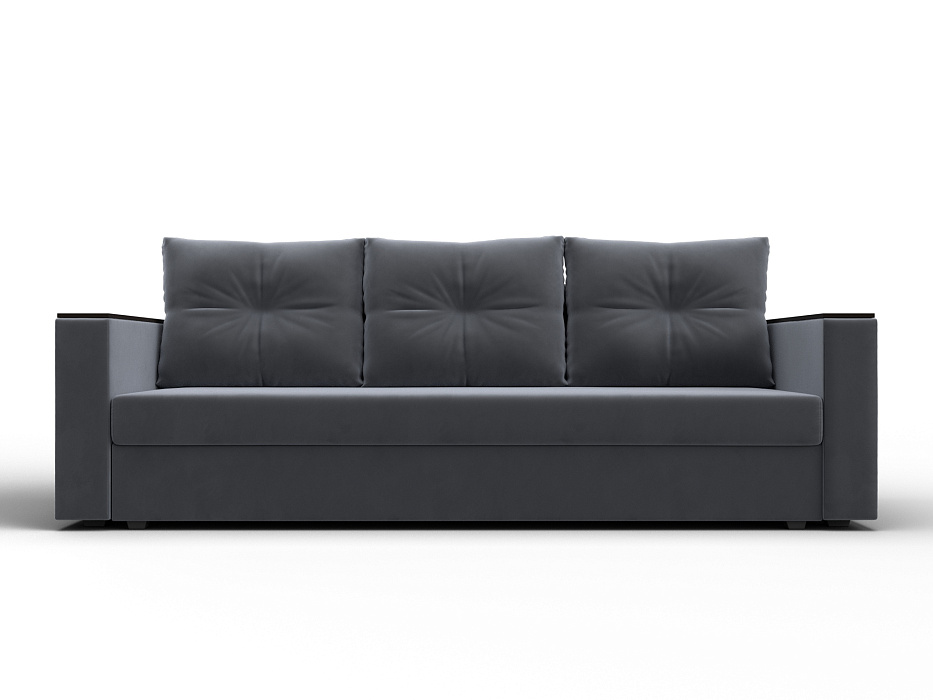 Диван прямой Атланта без стола (seven 17 серый)