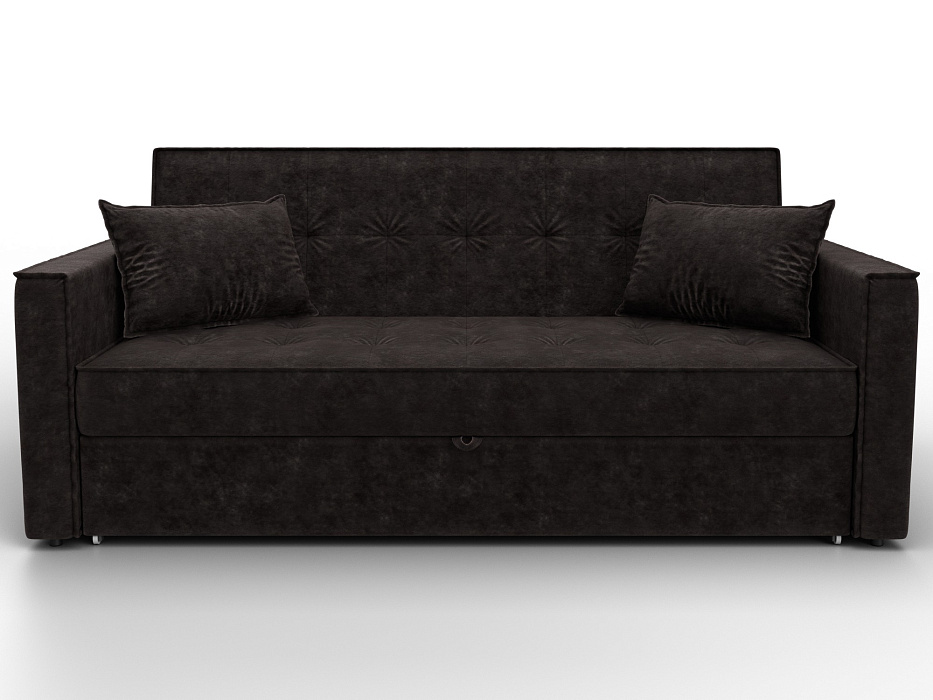 Диван прямой Лига-104 (160) (brut 17 коричневый)