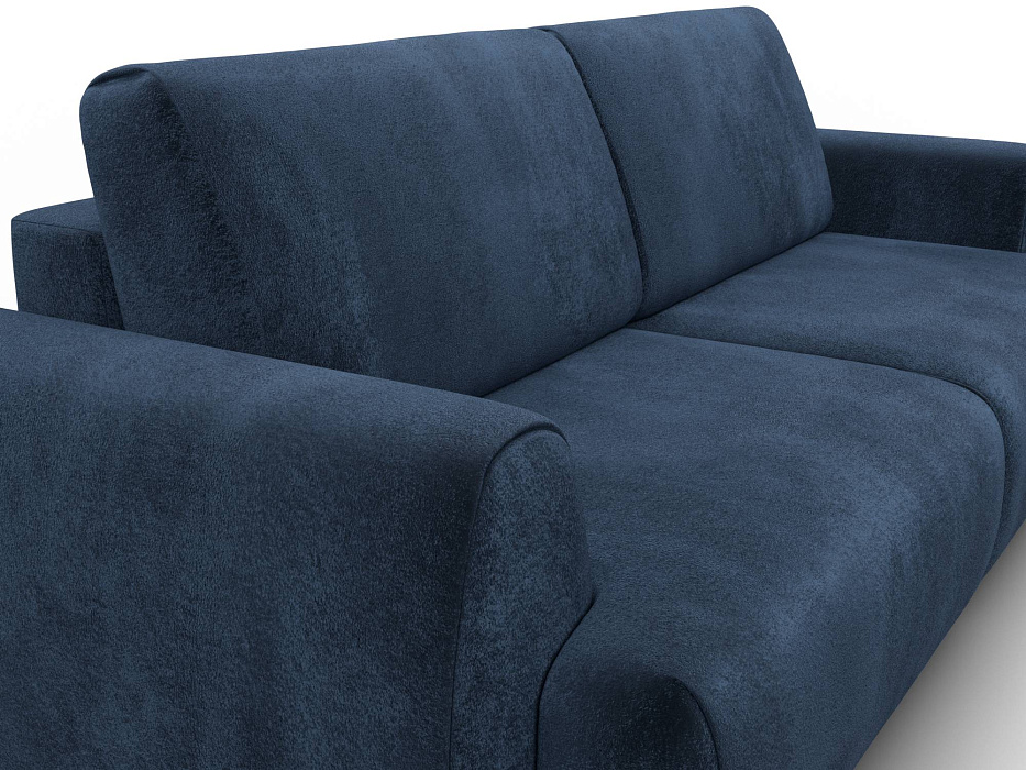 Диван прямой Лига-115 НПБ (tower 13 синий)