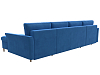 П-образный диван София (голубой цвет)