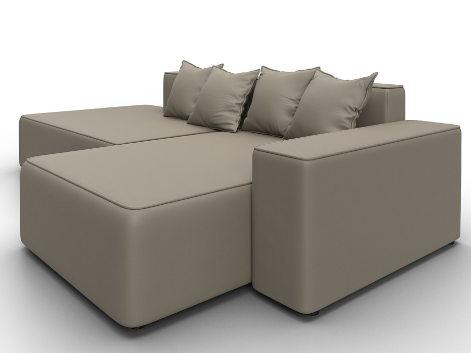 Диван угловой Лига-079 угол правый (grifon 04 бежевый)