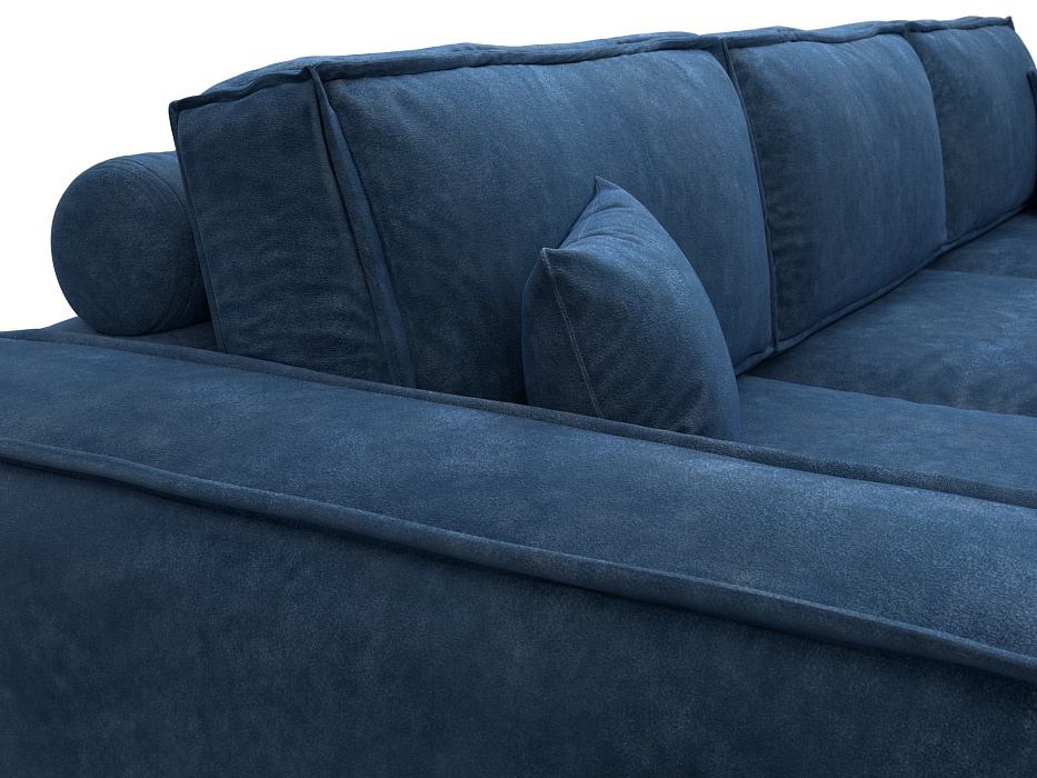 Диван прямой Лига-081 НПБ Лонг (brut 11 синий)