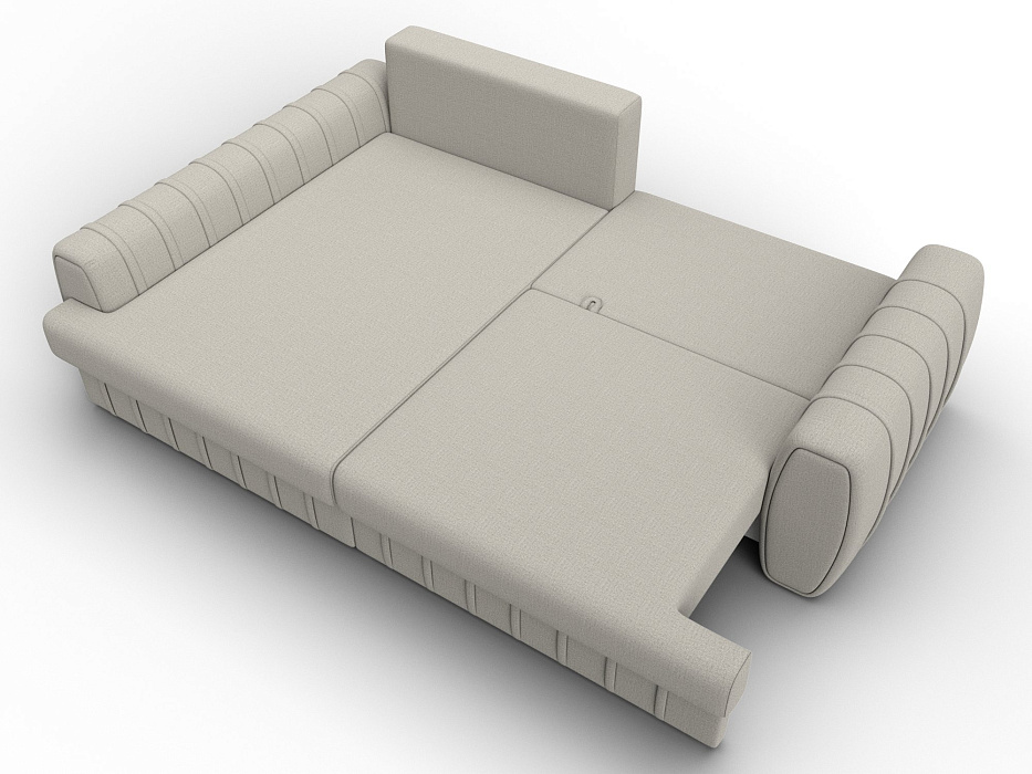 Диван угловой Лига-057 НПБ угол левый (амур 02 бежевый)