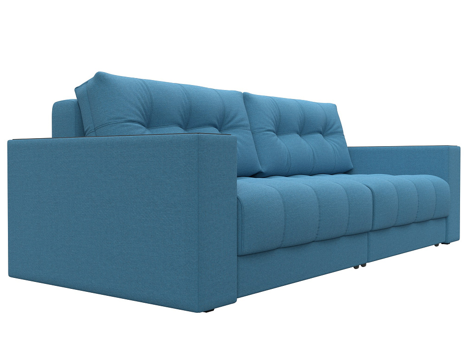 Диван прямой с декором Лига-049 НПБ (амур 10 голубой) Диван прямой с декором Лига-049 НПБ (амур 10 голубой)