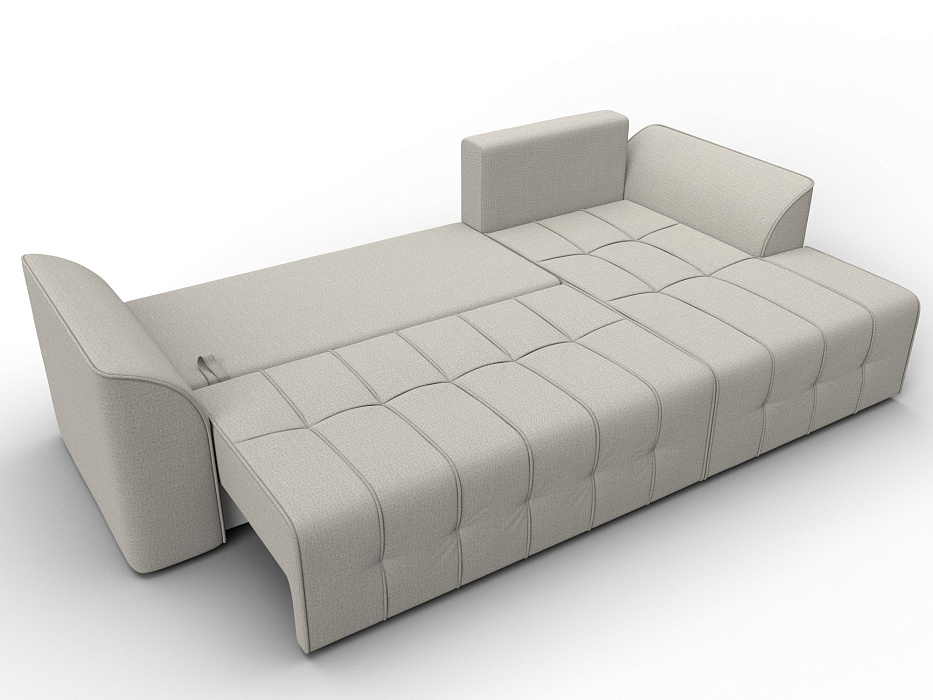 Диван угловой Лига-113 угол правый (амур 02 бежевый)