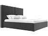 Интерьерная кровать Аура 160 (серый цвет)