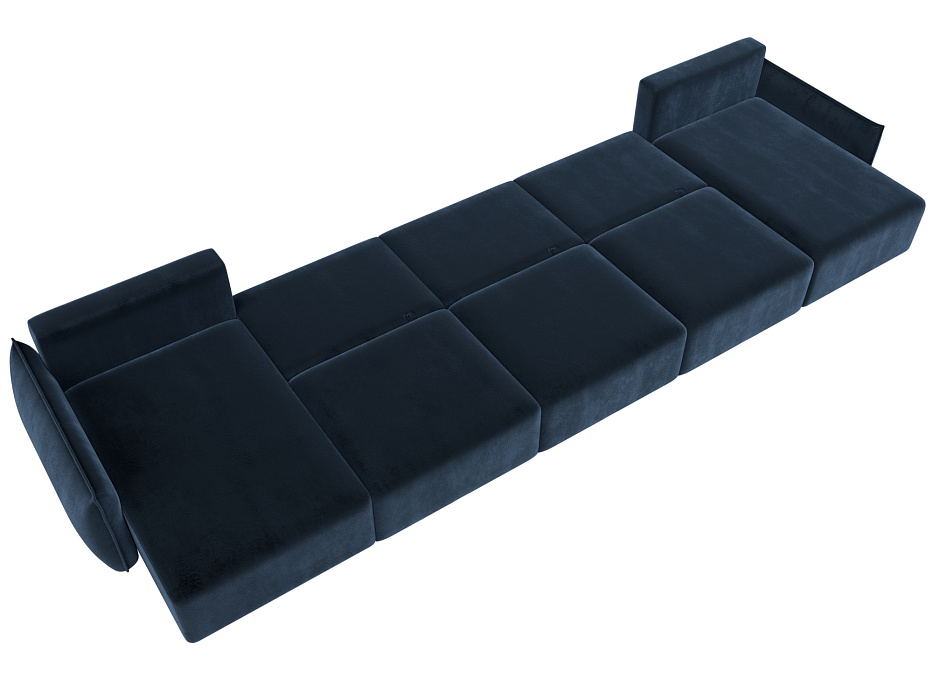 Диван П-образный Лига-051 НПБ МегаЛонг (tower 13 синий)