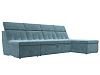 Угловой модульный диван Холидей Люкс (бирюзовый цвет)