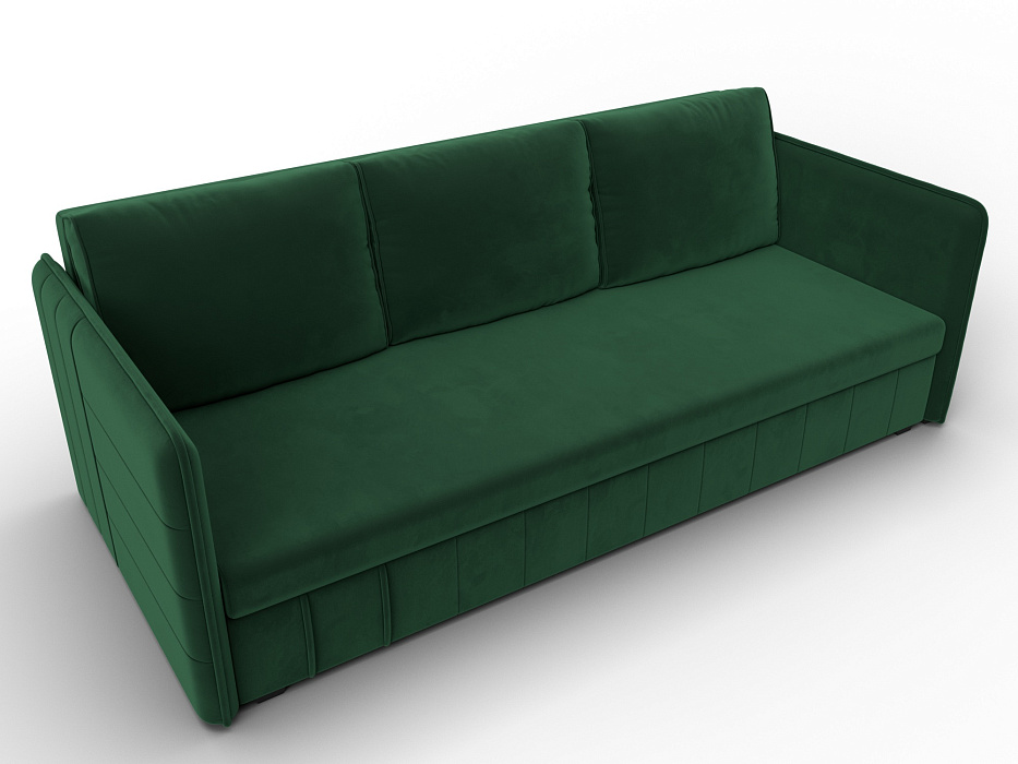 Диван прямой Слим (зеленый)