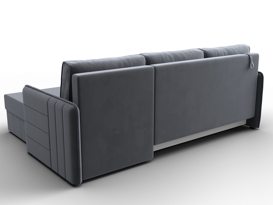 Диван угловой Слим угол универсальный (серый)