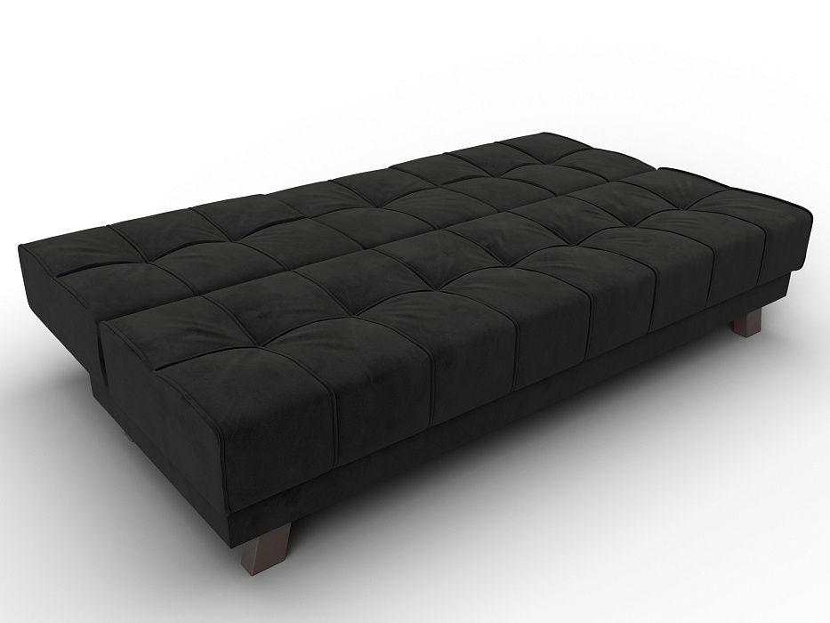 Диван прямой Винсент (черный)