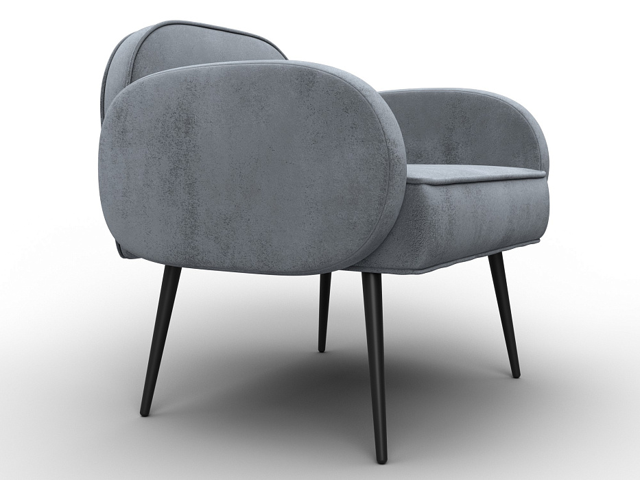 Кресло Лига-086 (велюр tower 10 серый)