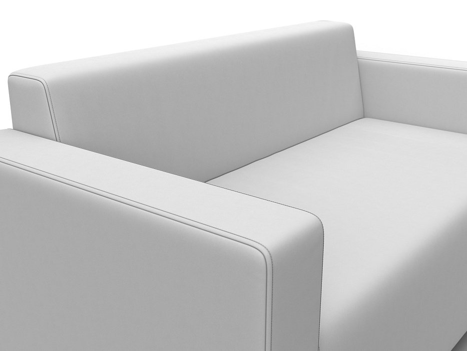 Диван прямой Лига-093 ВН (белый)