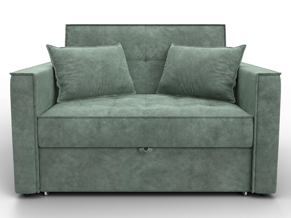 Диван прямой Лига-104 (140) (brut 08 зеленый)