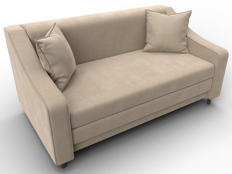 Диван прямой Лига-071 (seven 729 бежевый)