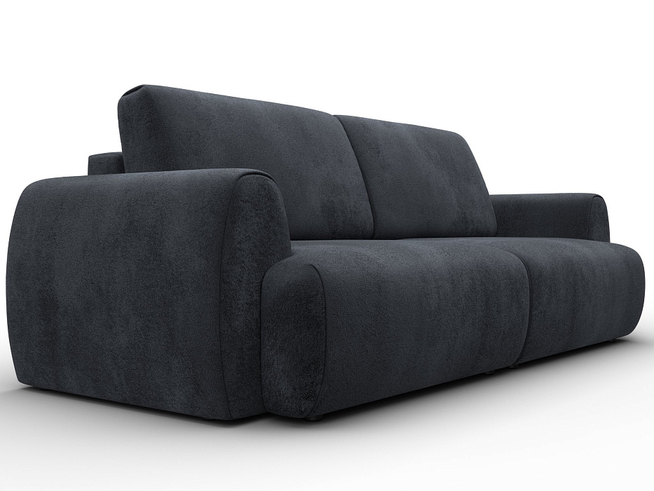 Диван прямой Лига-115 НПБ (tower 11 темно-серый)