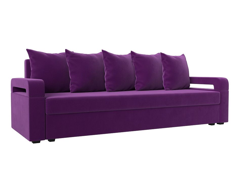 Прямой диван Гермес Лайт (фиолетовый цвет)