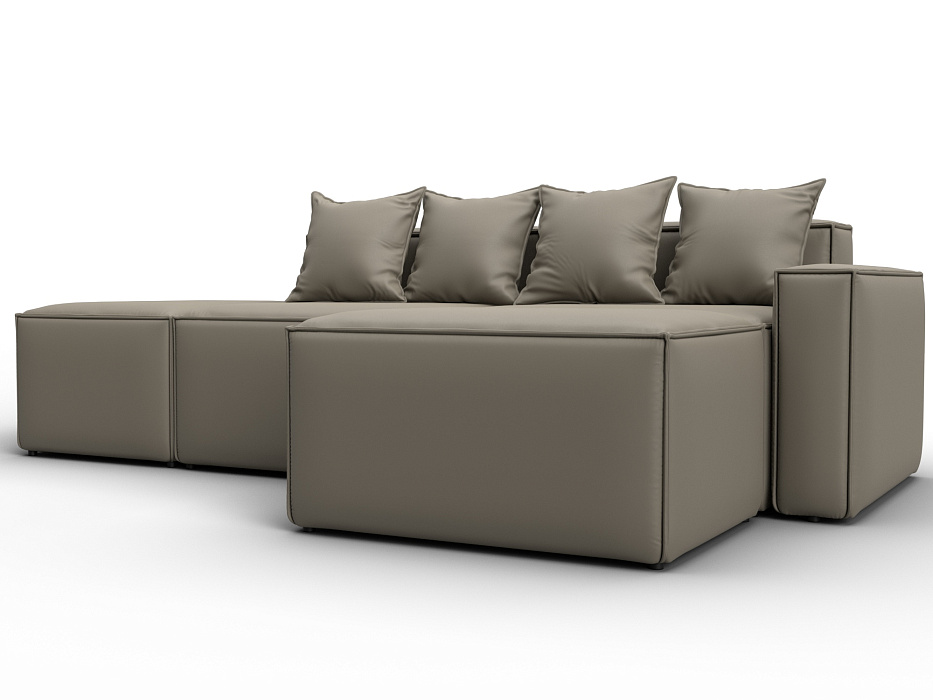 Диван угловой модульный Лига-063 угол правый (grifon 04 бежевый)