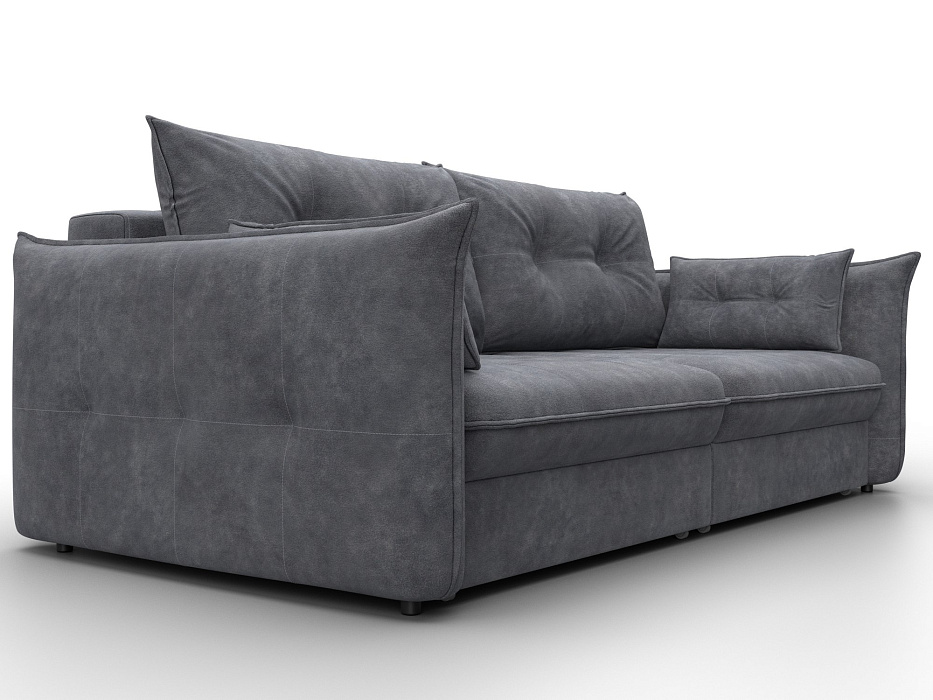 Диван прямой Лига-100 НПБ (brut 16 темно-серый)