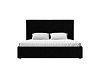 Интерьерная кровать Аура 160 (черный)