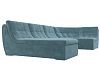 П-образный модульный диван Холидей (бирюзовый цвет)