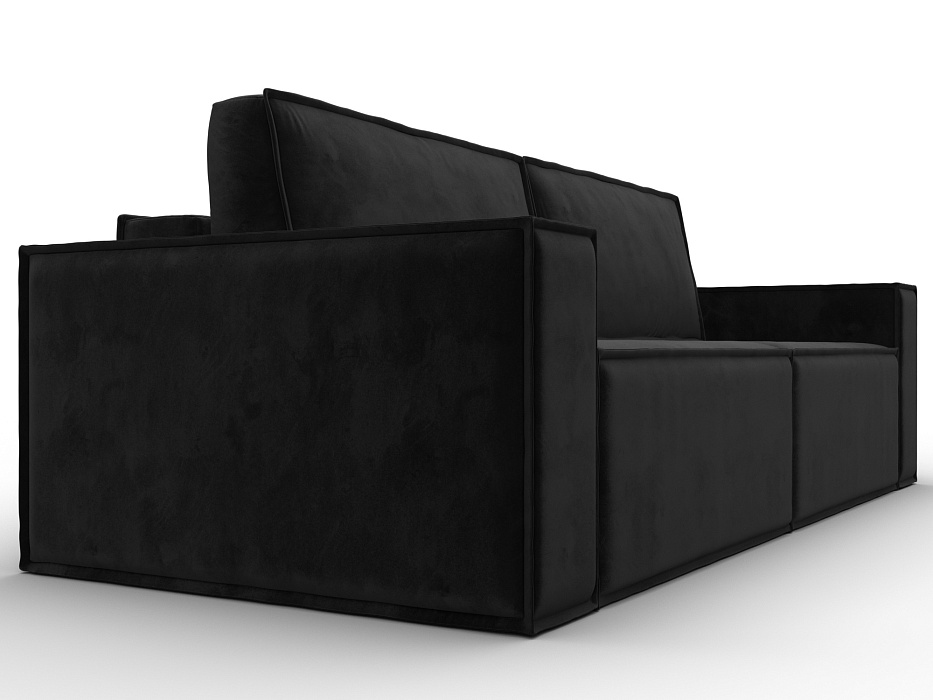 Диван прямой Куба (seven 35 черный)