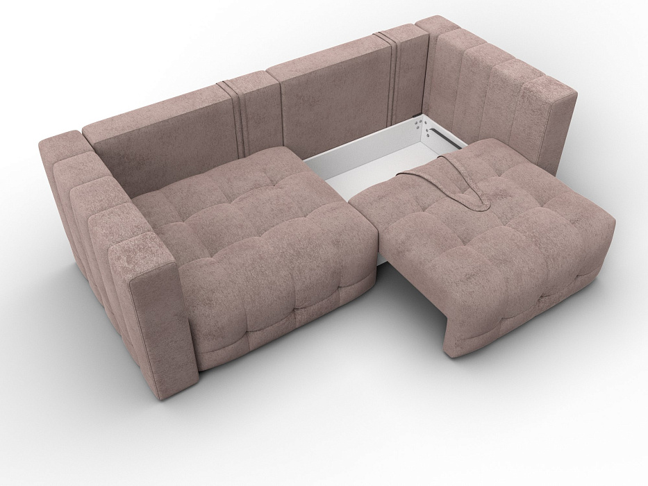 Диван прямой Лига-052 НПБ (tower 05 бежевый)