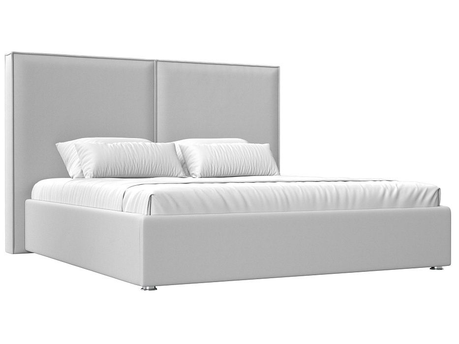 Интерьерная кровать Аура 160 (белый)