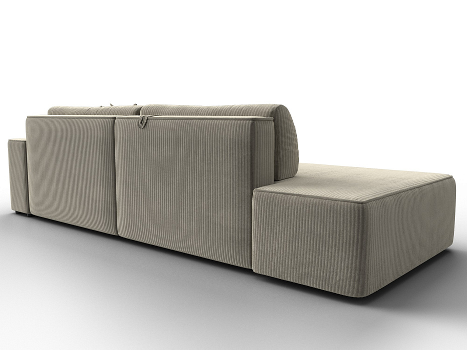 Диван угловой Лига-079 БП угол правый (vertical бежевый)