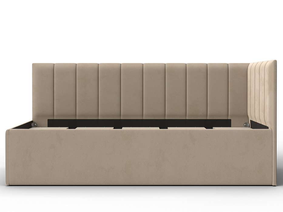 Кровать односпальная Лига-128 (90) (seven 729 бежевый)