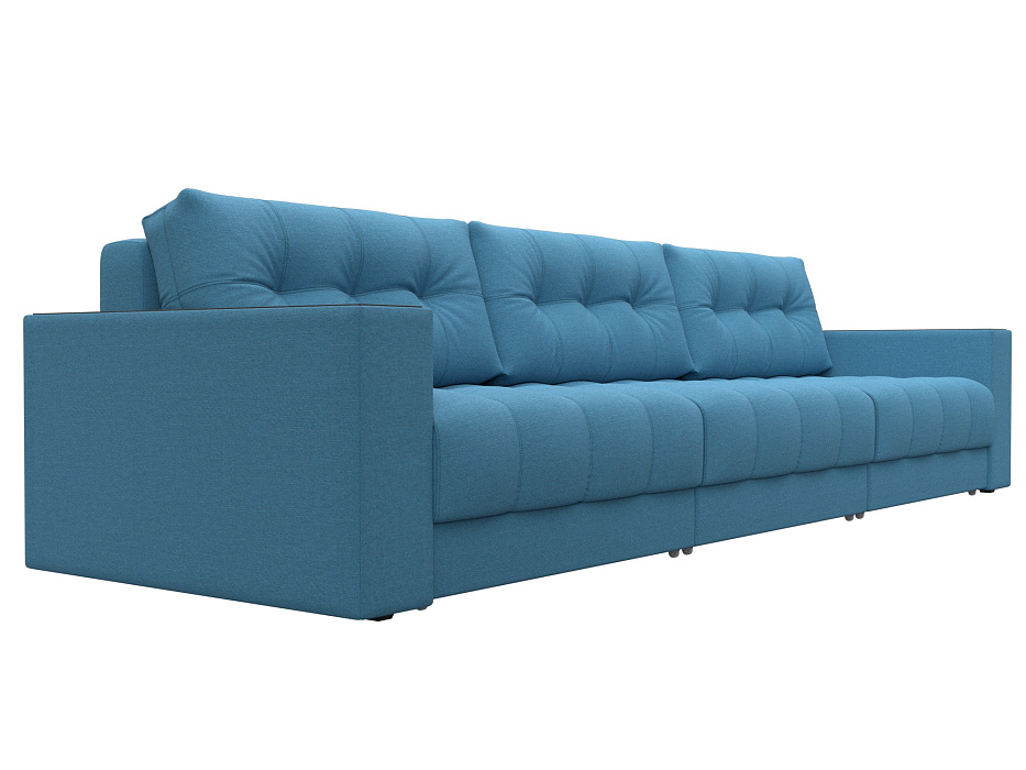 Диван прямой с декором Лига-049 НПБ Лонг (амур 10 голубой) Диван прямой с декором Лига-049 НПБ Лонг (амур 10 голубой)