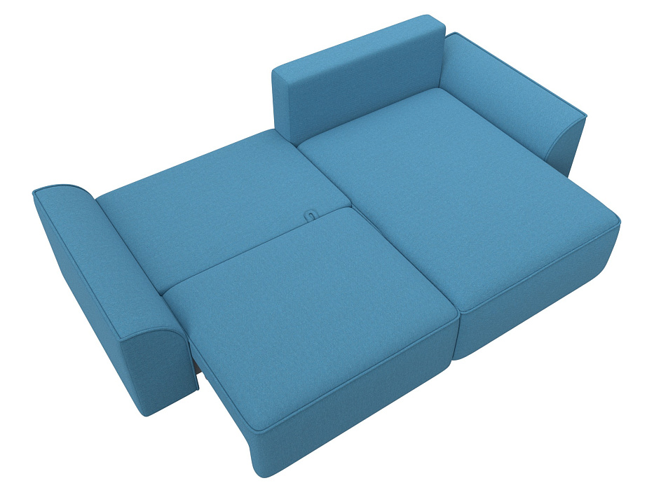 Диван угловой Лига-048 НПБ (амур 10 голубой) Диван угловой Лига-048 НПБ (амур 10 голубой)