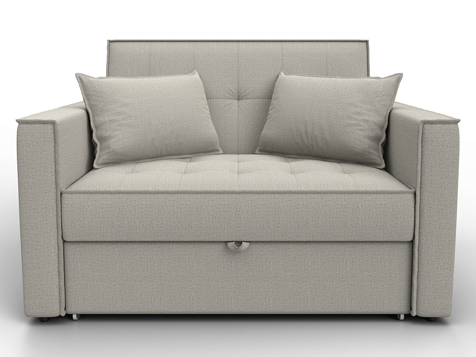 Диван прямой Лига-104 (140) (амур 02 бежевый)