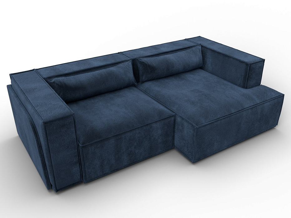 Диван угловой Лига-061 угол правый (tower 13 синий)