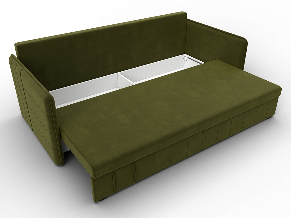Диван прямой Слим (зеленый)