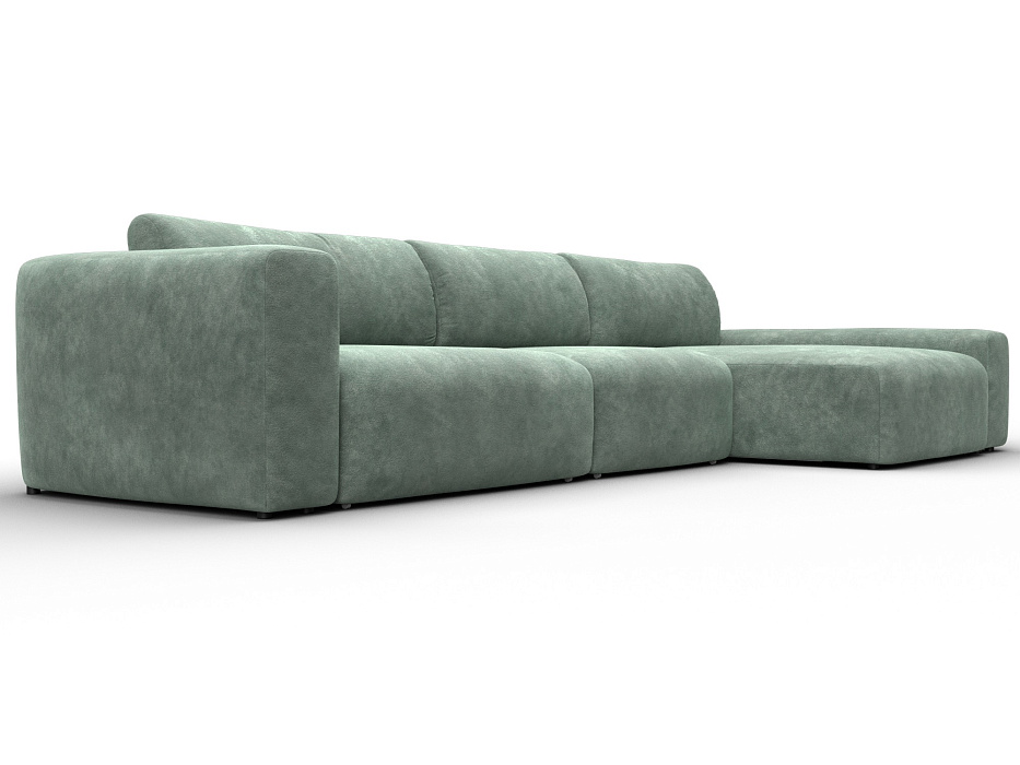 Диван угловой Лига-066 НПБ Лонг угол правый фото в интернет-магазине Лига Диванов