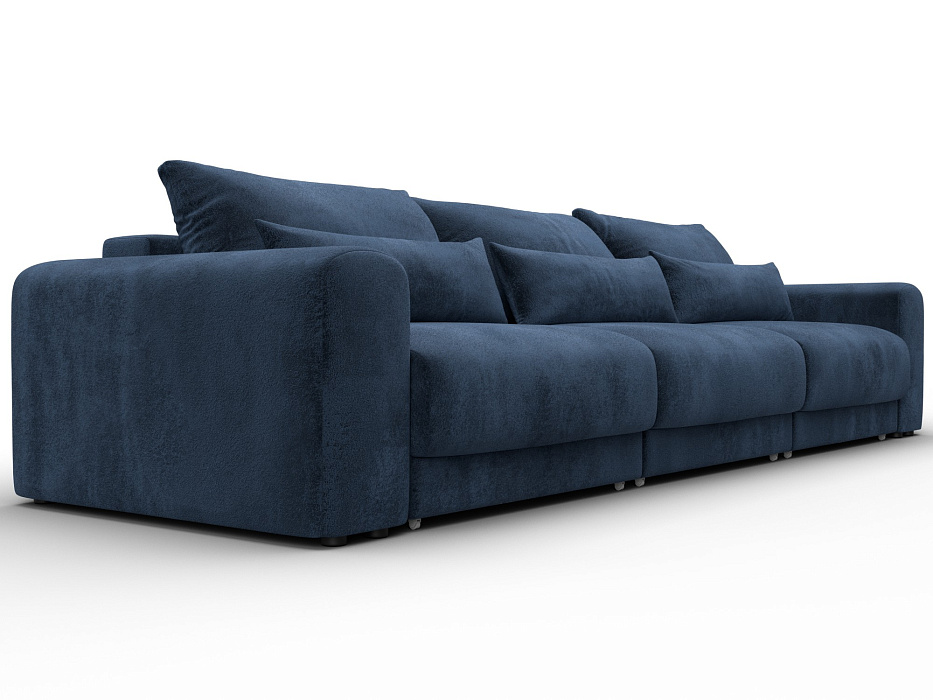 Диван прямой Лига-056 НПБ Лонг (tower 13 синий)