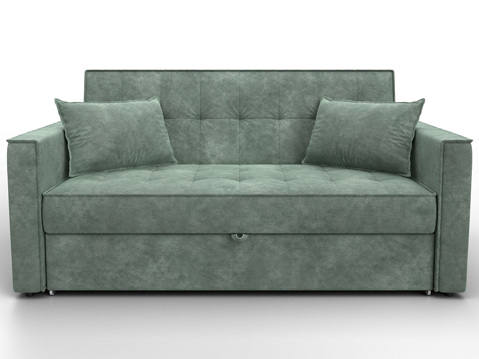 Диван прямой Лига-104 (140) (brut 08 зеленый)