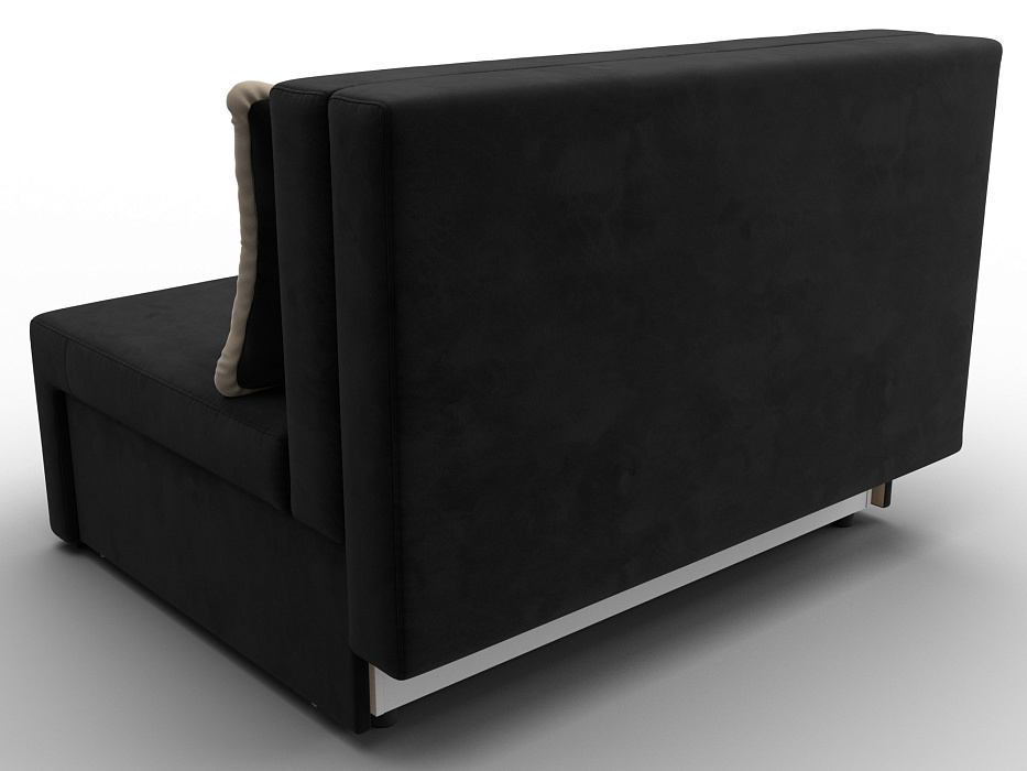 Диван прямой Лагуна (seven 35 черный;seven 729 бежевый)