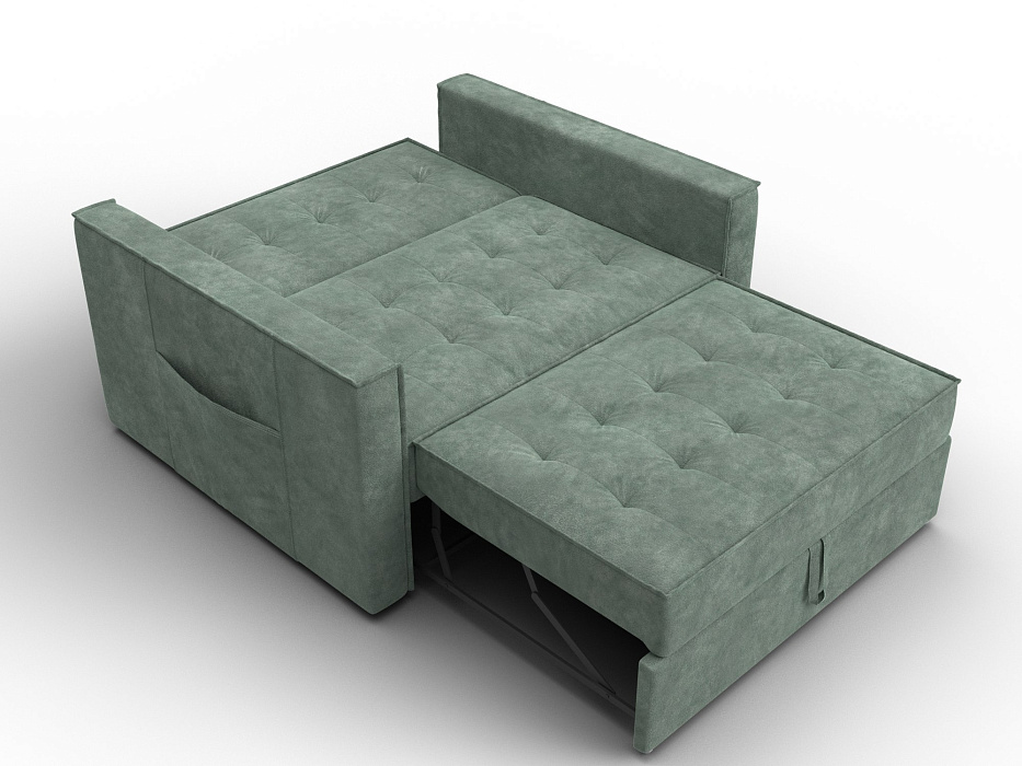 Диван прямой Лига-104 (140) (brut 08 зеленый)