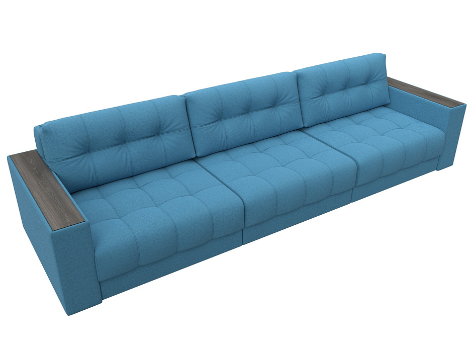 Диван прямой с декором Лига-049 НПБ Лонг (амур 10 голубой) Диван прямой с декором Лига-049 НПБ Лонг (амур 10 голубой)