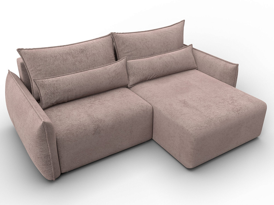 Диван угловой Лига-051 НПБ угол универсальный (tower 05 бежевый)