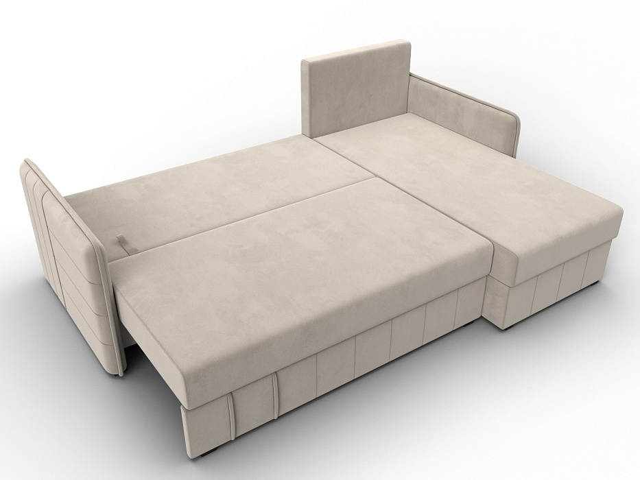 Диван угловой Слим угол универсальный (бежевый)