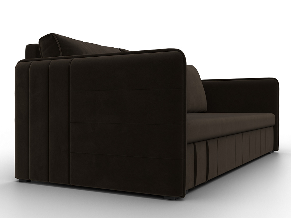 Диван прямой Слим (коричневый)