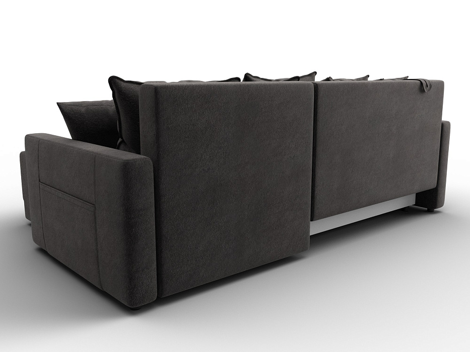 Диван угловой Лига-125 угол универсальный (laim 10 темно-коричневый)