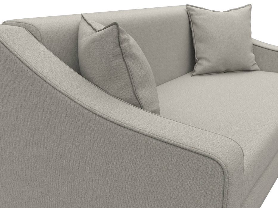 Диван прямой Лига-071 (амур 02 бежевый)