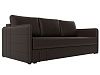 Прямой диван Слим НПБ (коричневый цвет)