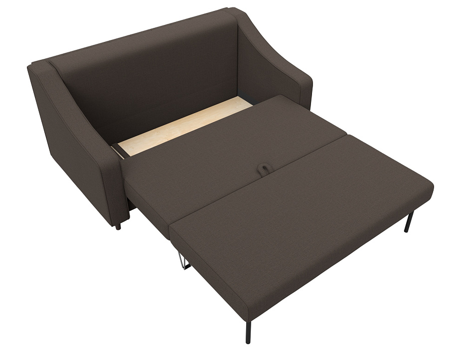 Диван прямой Лига-071 (амур 05 коричневый)