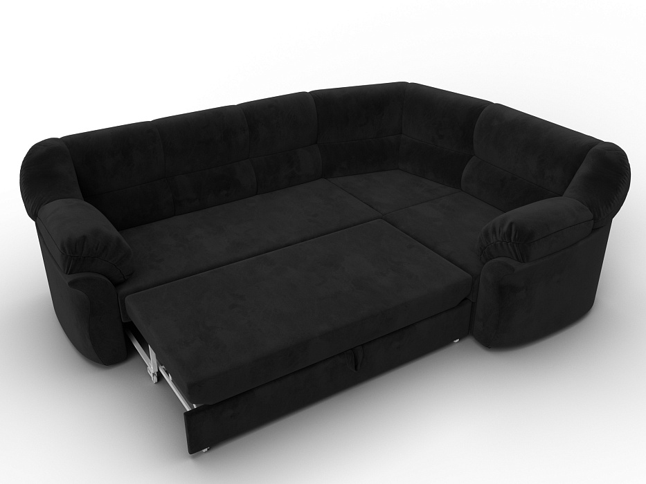 Диван угловой Карнелла правый угол (seven 35 черный)